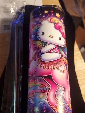 Hello Kitty Rainbow Unicorn Stainless Tumbler - Pink